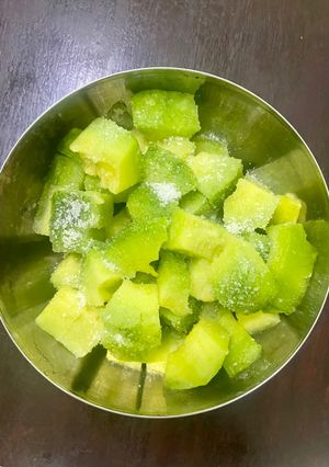 Hình của món Dưa gang dầm đường.