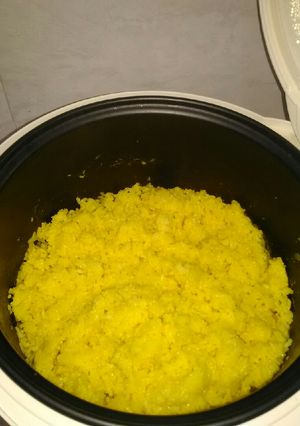 Foto resep Nasi kuning masak rice cooker