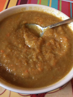 A picture of Carrot and Ginger Soup.