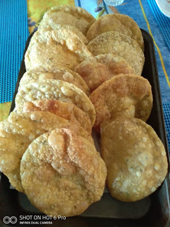 A picture of Methi poori #4weekchallenge.