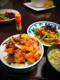 Pollo a la parrilla bol Japonés JYAKITORIDON🇺🇾🇯🇵焼き鳥丼