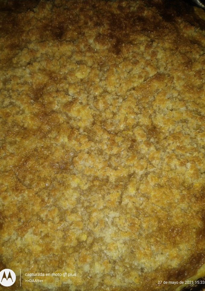 Una foto de Tarta de coco y dulce de leche