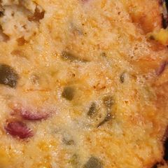 A picture of Crockpot Loaded Cornbread Casserole.