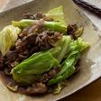 2-Ingredient Sukiyaki-Style Spring Cabbage and Beef
