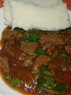 A picture of Wet fry liver.