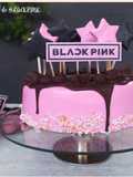 Torta con fondant de BLACKPINK