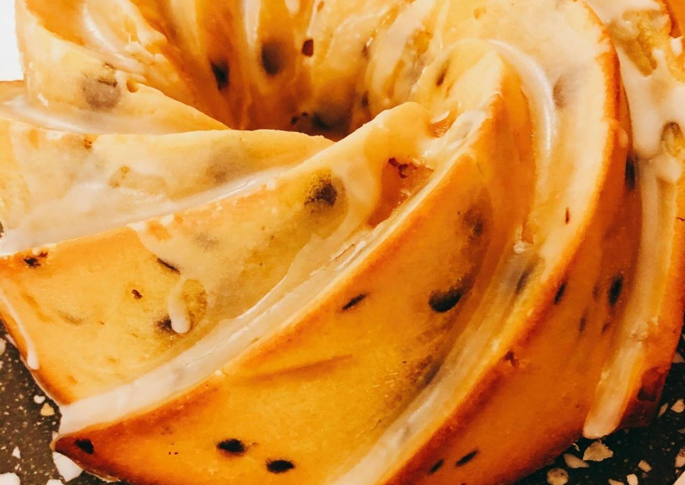 Bundt cake poire - chocolat