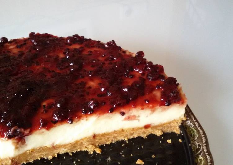 Tarta de queso sin horno