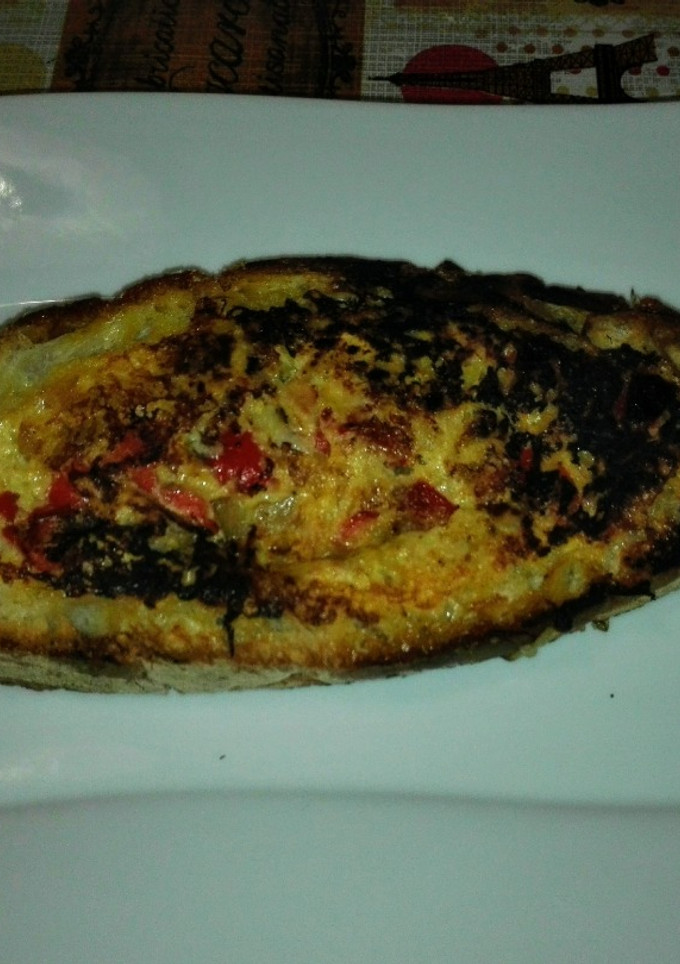 Una foto de Tosta rellena