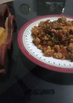 A picture of Bread Upma.