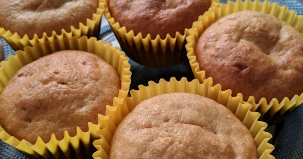 Muffins de banana y dulce de leche Receta de Delicias Cookpad