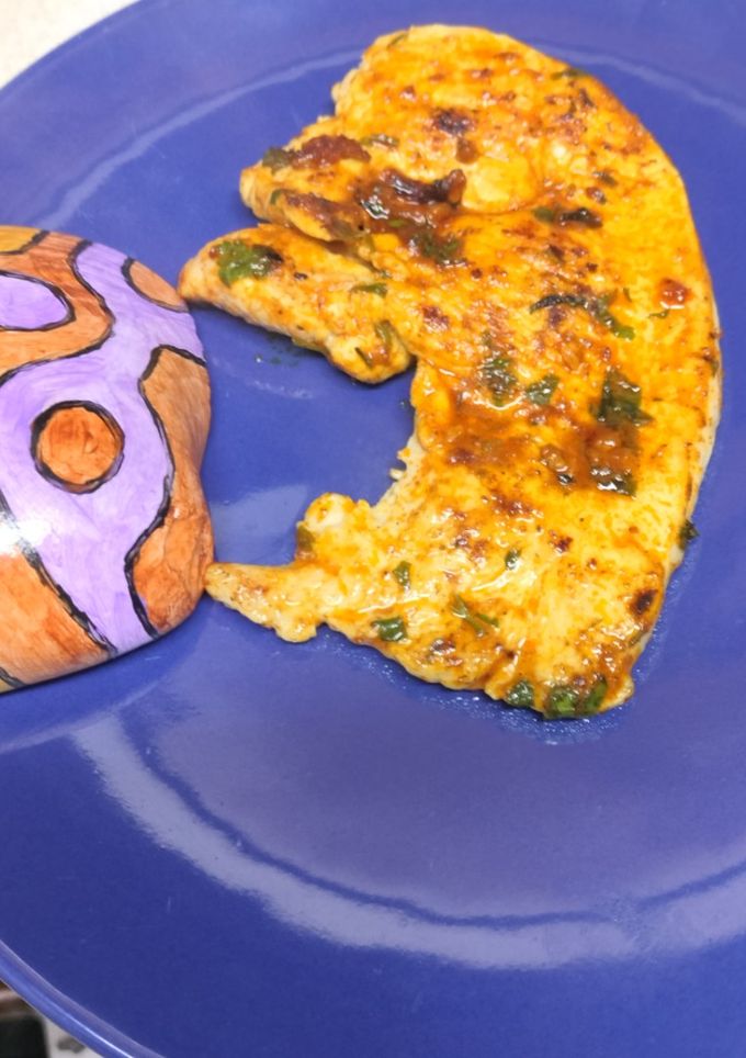 Una foto de Filete de pechuga de pavo adobada