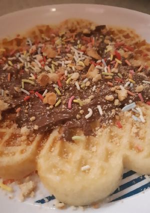 Φωτογραφία της συνταγής Βασική συνταγή για waffles από την Αργυρώ Μπαρμπαρυγου!