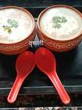 🍄क्रीम ऑफ मश्रुम सूप विथ गार्लिक ब्रेड अँड सॅलड