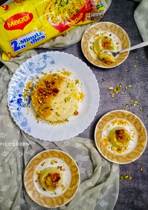A picture of Maggi Milk Pudding.