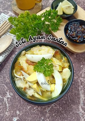 Foto resep 891. Soto Ayam Kuah Santan Resep Ibu, Sedap 😋🌹