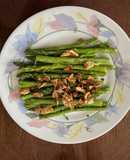 Măng tây xào tỏi (asparagus)