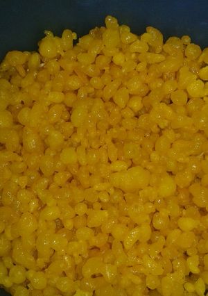 A picture of Homemade sweet boondi.