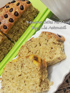 Foto resep Banana Cake (No Mixer)
