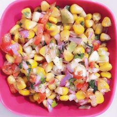 A picture of Corn mint salad.