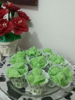 Foto resep Bolu Kukus Pandan