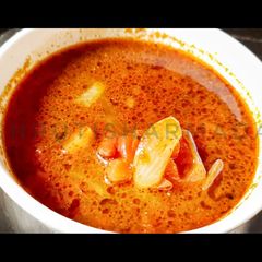 A picture of Quick tomato rasam | no coconut.