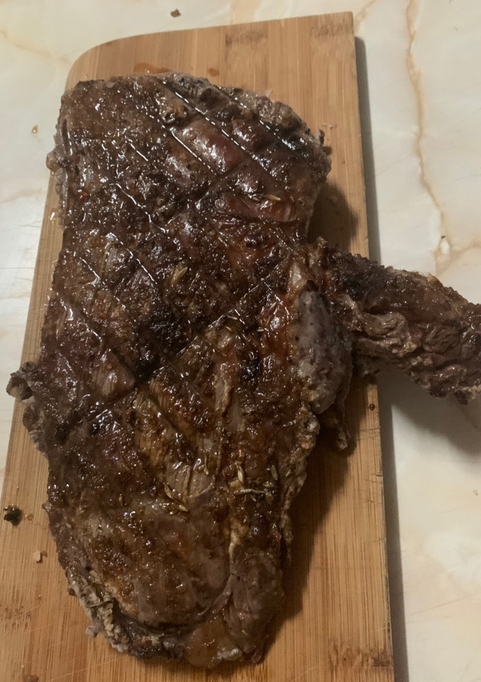 Una foto de Entrecot de ternera retinta madurada a la brasa 🥩❣️