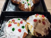 Una foto de dulces de navidad