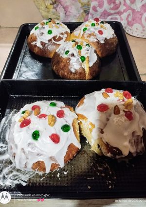 Una foto de Pan dulce navideño 🥰😋