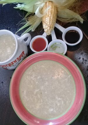 A picture of Chicken Corn Soup.
