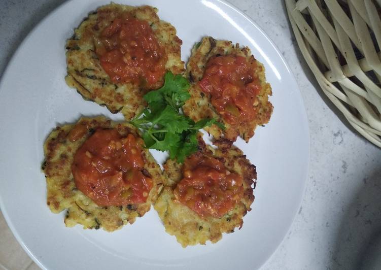 Cauliflower fritters