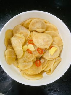Hình của món Củ cải muối xổi.