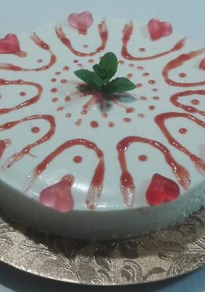 Foto principal de Tarta de guisantes con hierbabuena y lima