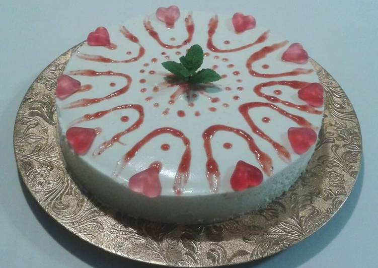 Tarta de guisantes con hierbabuena y lima