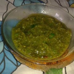 Bitter gourd chutney A picture of Bitter gourd chutney.