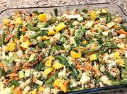 A picture of chick peas salsa
