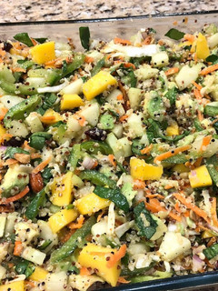 A picture of Quinoa salad/salsa#mycookbook.