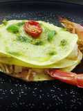 Lasagne al forno con ragù di pesce e besciamella fatta con fumetto di pesce