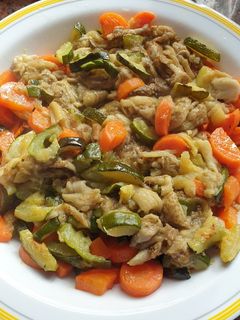 Una foto de Verduras asadas al horno