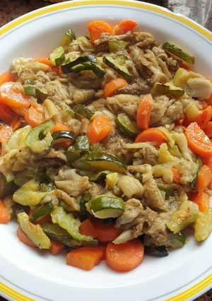 Una foto de Verduras asadas al horno