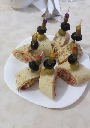 صورة لوصفة كريب رولي مالح روعه