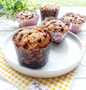 Cara Sederhana Menyiapkan Resep  Banana Choco Muffin yang Menggugah Selera, Lezat