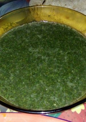 صورة لوصفة الملوخيه الخضراء