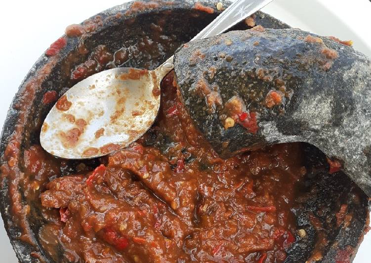Resep Sambal tomat untuk pemula 💃, Bikin Ngiler