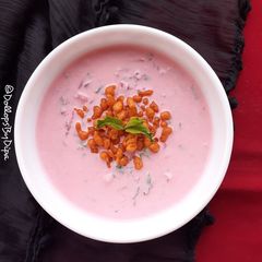 A picture of Rainbow Raita.