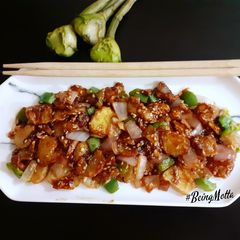 Honey Chilli Waterchestnuts A picture of Honey Chilli Waterchestnuts.