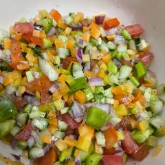 A picture of Vegetable salsa.