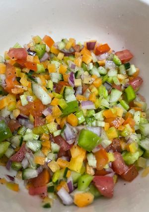 A picture of Vegetable salsa.