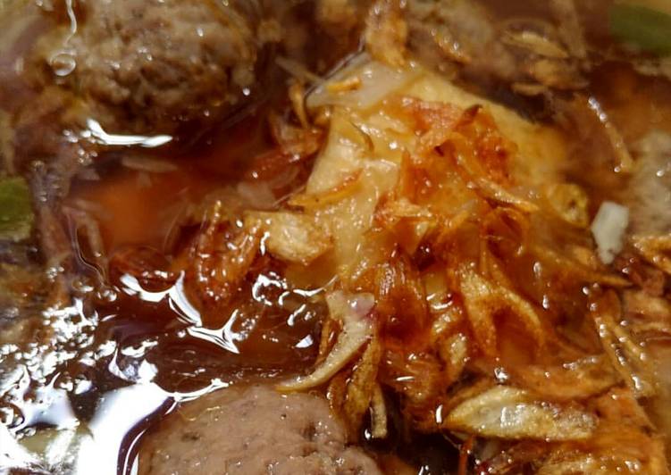 Resep Semur Bening Bola Daging, Sempurna