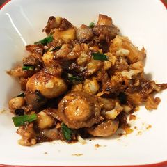 A picture of Garlic Butter Mushrooms & Cauliflower Stirfry.